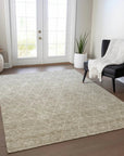 LOOMLAN Rugs Soleya Brown Washable Indoor-Outdoor Rug