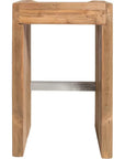 Seasonal Living Solo Bar Stool Set of Two -Brown Outdoor Bar Stools