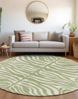 LOOMLAN Rugs Solstice Aloe Washable Indoor-Outdoor Rug