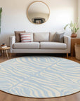 LOOMLAN Rugs Solstice Blue Washable Indoor-Outdoor Rug