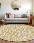 LOOMLAN Rugs Solstice Gold Washable Indoor-Outdoor Rug