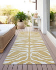 LOOMLAN Rugs Solstice Gold Washable Indoor-Outdoor Rug