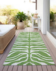 LOOMLAN Rugs Solstice Green Washable Indoor-Outdoor Rug