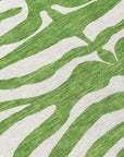 LOOMLAN Rugs Solstice Green Washable Indoor-Outdoor Rug