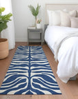 LOOMLAN Rugs Solstice Navy Washable Indoor-Outdoor Rug