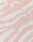 LOOMLAN Rugs Solstice Pink Washable Indoor-Outdoor Rug