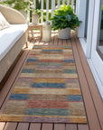 LOOMLAN Rugs Solvia Beige Washable Indoor-Outdoor Rug