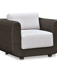 Soma Wicker Aluminum Outdoor Accent Chair - LOOMLAN - Moe's Home - Outdoor Accent Chairs