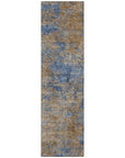 LOOMLAN Rugs Sonata Blue Washable Indoor-Outdoor Rug