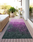 LOOMLAN Rugs Sorella Pink Washable Indoor-Outdoor Rug
