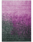 LOOMLAN Rugs Sorella Pink Washable Indoor-Outdoor Rug