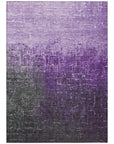 LOOMLAN Rugs Sorella Purple Washable Indoor-Outdoor Rug