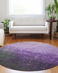 LOOMLAN Rugs Sorella Purple Washable Indoor-Outdoor Rug