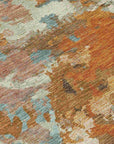 LOOMLAN Rugs Sorrin Orange Washable Indoor-Outdoor Rug