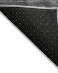 LOOMLAN Rugs Spinava Gray Washable Indoor-Outdoor Rug
