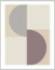 LOOMLAN Split Circle II Artwork d Canvas Floating
