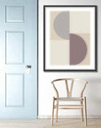 LOOMLAN Split Circle II Artwork d Canvas Floating