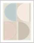LOOMLAN Split Circle V Artwork d Canvas Floating