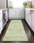 LOOMLAN Rugs Stockholm Green Washable Indoor-Outdoor Rug