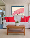 LOOMLAN Summer Beach Umbrella d Canvas Wall Art For Living Room