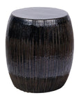 Seasonal Living Sunburst Ceramic Glazed Patio Stool
