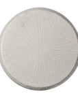 Seasonal Living Sunburst Ceramic Glazed Patio Stool