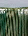 Seasonal Living Sunburst Ceramic Glazed Patio Stool
