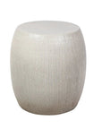 Seasonal Living Sunburst Ceramic Glazed Patio Stool