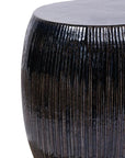 Seasonal Living Sunburst Ceramic Glazed Patio Stool