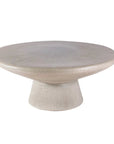Seasonal Living Sunburst Ceramic Patio Coffee Table