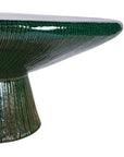 Seasonal Living Sunburst Ceramic Patio Coffee Table