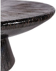 Seasonal Living Sunburst Black Ceramic Outdoor Coffee Table