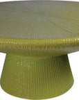 Sunburst Cocktail Table - Green Outdoor Coffee Table - LOOMLAN - Seasonal Living - Outdoor Coffee Tables