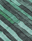 LOOMLAN Rugs Sundal Green Washable Indoor-Outdoor Rug
