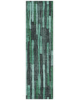 LOOMLAN Rugs Sundal Green Washable Indoor-Outdoor Rug