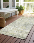 LOOMLAN Rugs Suri Green Washable Indoor-Outdoor Rug