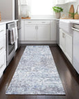 LOOMLAN Rugs Suri Sky Washable Indoor-Outdoor Rug