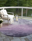 LOOMLAN Rugs Sylari Purple Washable Indoor-Outdoor Rug