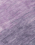 LOOMLAN Rugs Sylari Purple Washable Indoor-Outdoor Rug