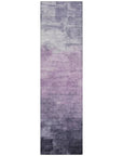 LOOMLAN Rugs Sylari Purple Washable Indoor-Outdoor Rug