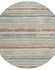 LOOMLAN Rugs Sylira Beige Washable Indoor-Outdoor Rug