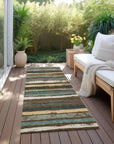 LOOMLAN Rugs Sylira Brown Washable Indoor-Outdoor Rug