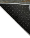 LOOMLAN Rugs Sylira Brown Washable Indoor-Outdoor Rug