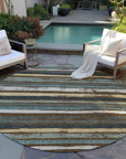 LOOMLAN Rugs Sylira Brown Washable Indoor-Outdoor Rug