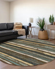 LOOMLAN Rugs Sylira Brown Washable Indoor-Outdoor Rug