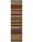 LOOMLAN Rugs Sylira Chocolate Washable Indoor-Outdoor Rug