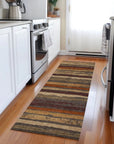 LOOMLAN Rugs Sylira Chocolate Washable Indoor-Outdoor Rug
