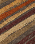 LOOMLAN Rugs Sylira Chocolate Washable Indoor-Outdoor Rug