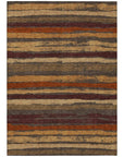 LOOMLAN Rugs Sylira Chocolate Washable Indoor-Outdoor Rug