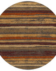 LOOMLAN Rugs Sylira Chocolate Washable Indoor-Outdoor Rug